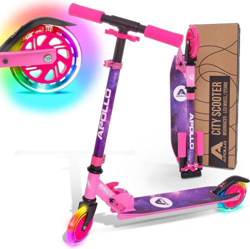 Apollo Moonracer LED-step Kinderscooter met Vering test: veilig