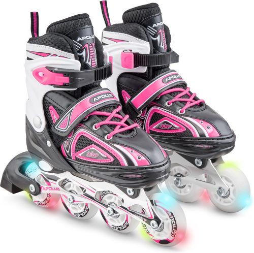 Apollo Verstelbare inline skates Super Blades LED review: veilig