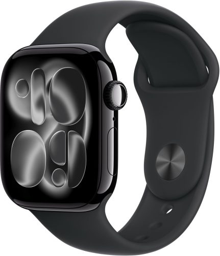 Apple Watch 11 – Wifi – 42mm – Jet Black Aluminium Case with Black Sport Band – S/M review: slaaptracking, smartwatch