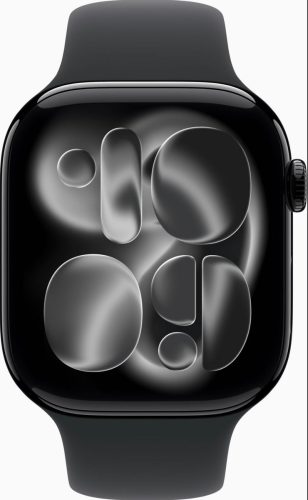 Apple Watch 11 – Wifi – 42mm – Jet Black Aluminium Case with Black Sport Band – M/L review: smartwatch met fitness-tracking