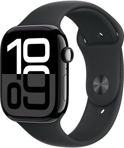 Apple Watch Series 10 – Wifi – 46mm – Zwarte Aluminium Case met Zwart Sportbandje – M/L review: smartwatch met nauwkeurige fitness-tracking
