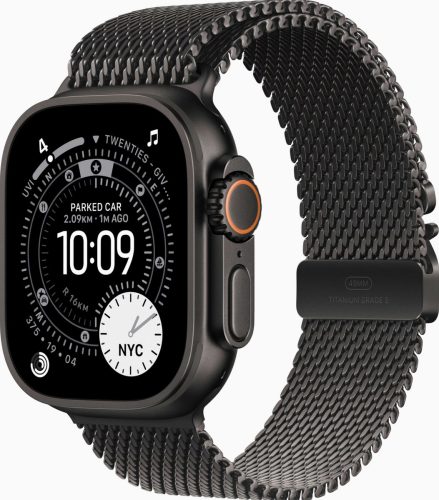 Apple Watch Ultra 3 – Wifi + 5G – 49mm – Black Titanium Case with Black Titanium Milanese Loop – Small review: nauwkeurige GPS voor hardlopers, smartwatch