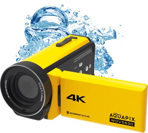 Aquapix WDV5630 Yellow – 5m Waterproof 4K camcorder test vloggen