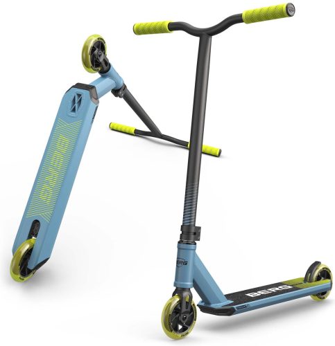 BERG Proxus X1 Stuntstep Blauw/Lime review: ideaal in skatepark