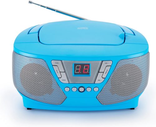 Bigben CD60BL – Draagbare Radio CD-Speler met 400 Stickers – Blauw review: personaliseerbaar
