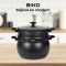 BIKO – Couscous pan – Stoompan – Marmeren coating – 6 Liter – Zwart test voor inductie