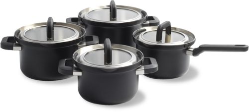 Bk Flow Cool Black 4 delige kookpannenset met deksel review: snel