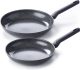 BK Universe Keramische Koekenpannenset 2-delig test voor inductie