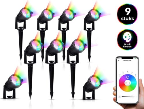 Bolt Electronics Tuinspots review: IP68, RGB tuinverlichting