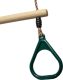 BOOST2 trapeze met Kunststof Ringen groen met PP-touwen voor schommel review: veilige tuinpret