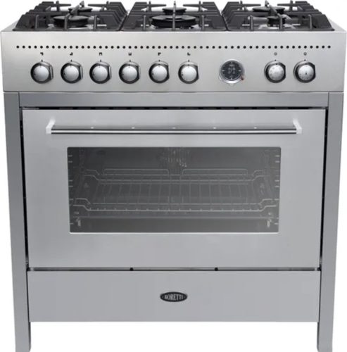 BORETTI CRG916IX review: gasfornuis met 89L oven voor bakken