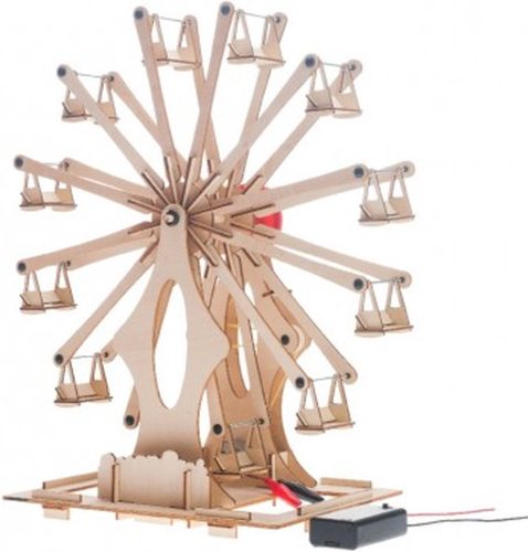 Bouwpakket Science Kit Elektrisch Reuzenrad- hout test voor STEM