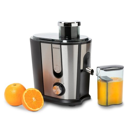 Brabantia BBEK1123 – Sapcentrifuge – Juicer – 500 Watt – RVS test: hoge sapopbrengst en snel vers sap