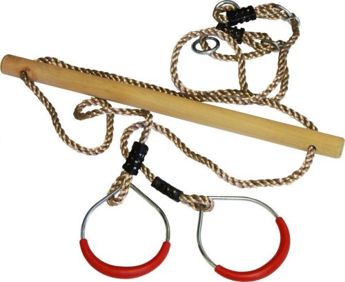 Buitenspeelgoed Keupink review: houten ringtrapeze voor motoriek