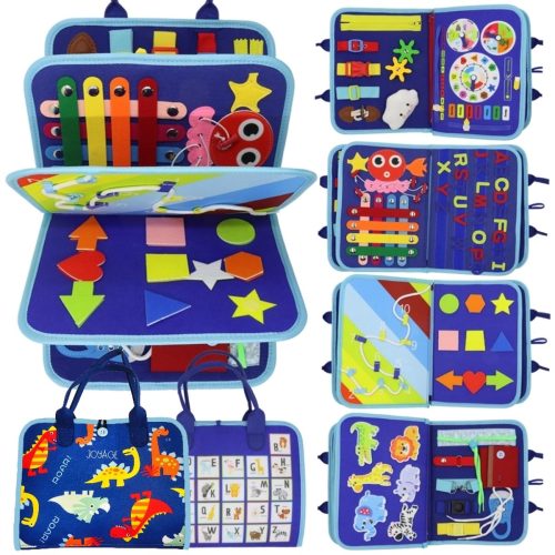 Busy Board Book Montessori Speelgoed review: peuters op reis