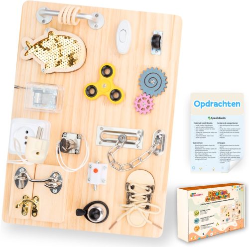 Busy Board review: montessori speelbord voor fijne motoriek