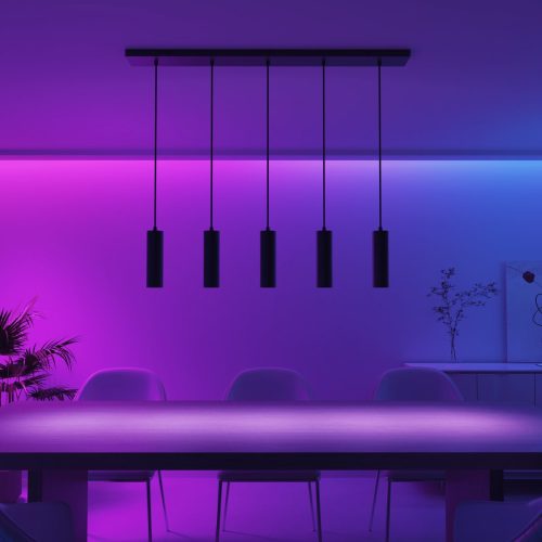 Calex Slimme 5‑licht Tube — Industrieel & Slim