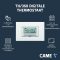 CAME – Inbouw Digitale Thermostaat TH/350 test energie besparen