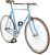 Cheetah Prey 1sp Blue 54 fixed gear /Single speed bike test: snel