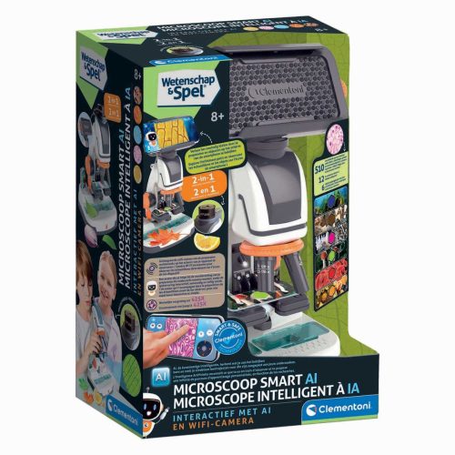 Clementoni – Microscoop met Smart AI en WiFi Camera – Educatief Speelgoed voor Kinderen – Vanaf 8 jaar test: WiFi-foto’s delen voor STEM