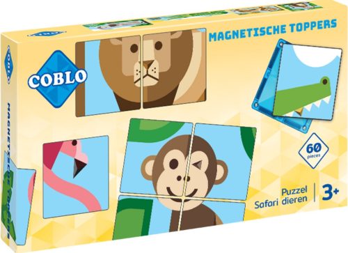Coblo Magneet Toppers Dieren 60 stuks review: educatief speelgoed