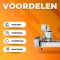 Commerciële Donut Maker – Volautomatische Donutmachine – 7L – 3 Vormen – Innerlijke Olietank review: hoge output voor horeca