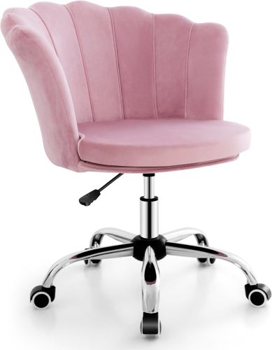 COSTWAY Bureaustoel van fluweel review: ideaal als make-upstoel