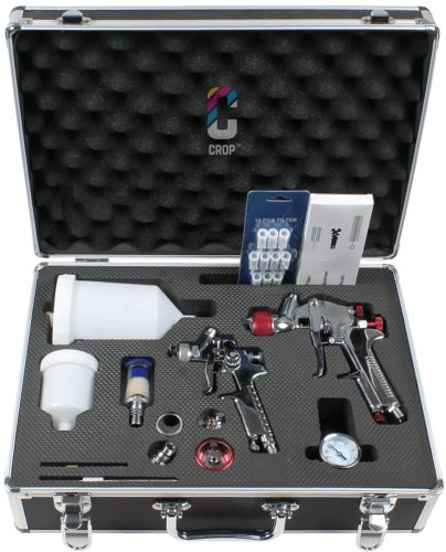 CROP Verfspuitpistolen Set in koffer test: egale autolak