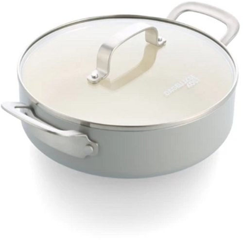 Dagelijkse Kost Jeroen Meus Proline stoofpan met deksel met keramische antikleef – Ø 24cm review: makkelijk schoonmaken, inductie