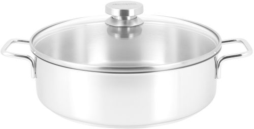 Demeyere Apollo Hapjespan – Met Glasdeksel – Ø28 CM test braden