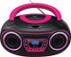 Denver Draagbare DAB Radio CD Speler Kinderen – Bluetooth – Lichteffecten – Boombox – AUX – FM – TDB212PINK review: Bluetooth en DAB radio voor kinderfeestjes