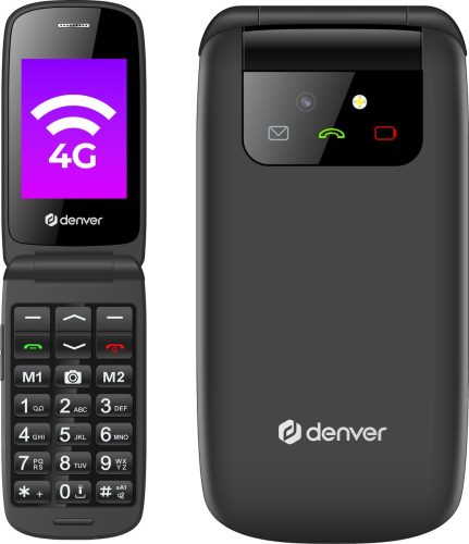 Denver Senioren Mobiele Telefoon 4G – Grote Toetsen – SOS knop – Oplaadstation – GSM – Volledig NL en FR – BAS24600L review – SOS‑veiligheid voor seniorentelefoon