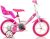 Dino Little Heart – Kinderfiets 12 Inch – van 2-4 Jaar – met Zijwieltjes – Meisjesfiets Wit review: stabiel fietsen, veiligheid