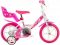 Dino Little Heart – Kinderfiets 12 Inch – van 2-4 Jaar – met Zijwieltjes – Meisjesfiets Wit review: stabiel fietsen, veiligheid