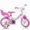 Dino Little Heart – Kinderfiets 12 Inch – van 2-4 Jaar – met Zijwieltjes – Meisjesfiets Wit review: stabiel fietsen, veiligheid