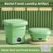 Draagbare Wasmachine – Mini Wasmachine met Centrifuge – Opvouwbare Wasmachine – 4,5 liter – Netstroom – Groen review: snel wassen op camping