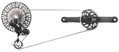 DRIVETRAIN SRAM XX EAGLE T AXS D1 175 32 12V review voor XC MTB