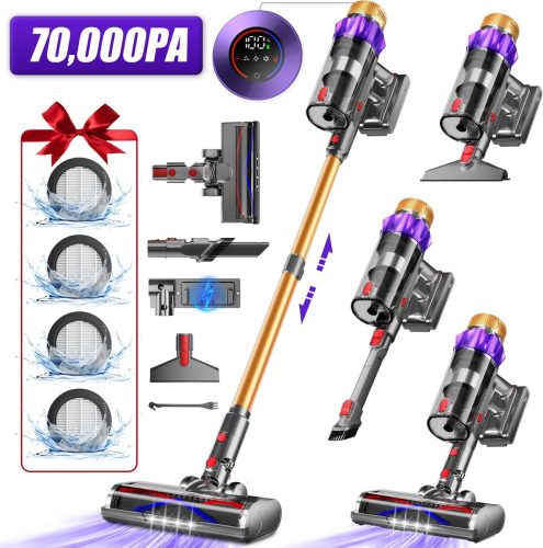 Elekiatech Steelstofzuiger Draadloos review: 70000Pa zuigkracht