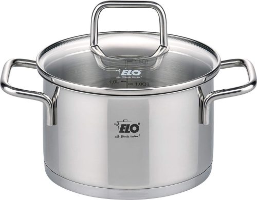 Elo Citrin 20cm 3,4 liter roestvrijstalen braadpan inductie test