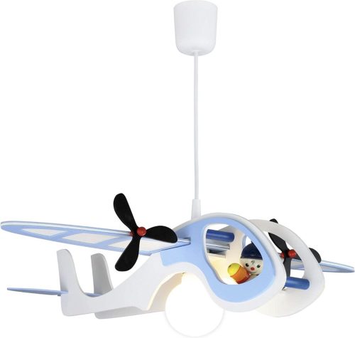 Elobra blauwe vliegtuiglamp — perfecte kinderlamp voor de jongenskamer