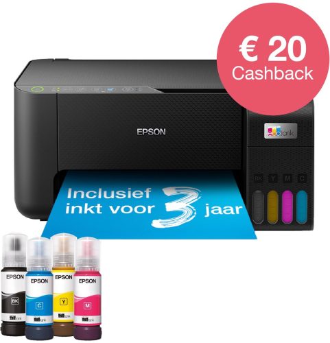 Epson EcoTank ET-2860 – All-in-One Inkttank Printer- Zwart test zuinig, Wi-Fi