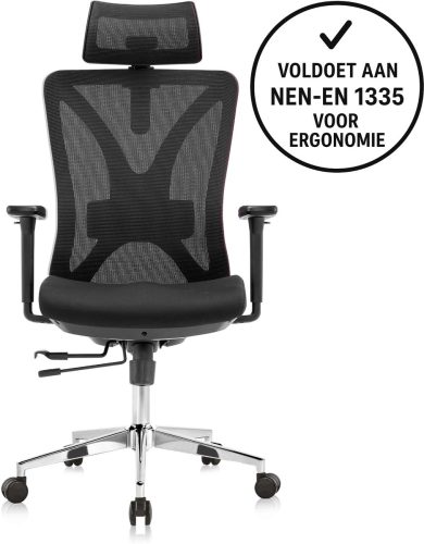 Ergonomische Bureaustoel review: 8u comfortabel, lendensteun