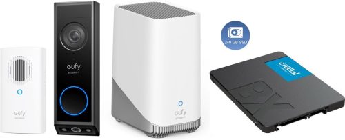eufy Security E340 Video Doorbell met chime + HomeBase 3 S380 + 240GB SSD voor 3 jaar opslag – Bundelvoordeel review: abonnementvrije huisbeveiliging met pakketdetectie