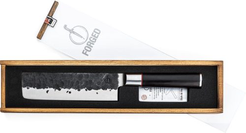 Forged Sebra Hakbijl 17cm – Sebrahout – In Houten Giftbox test voor bbq-vlees