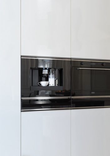 Franke FMY 45 CM XS — compacte zwarte inbouwkoffiemachine