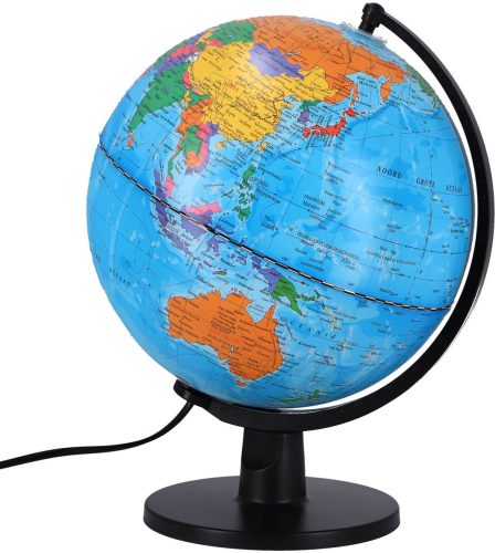 Globe met LED Licht – Nederlands – 25 cm review: nachtlampje