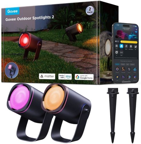 Govee Outdoor Spotlights 2 (2-pack) review: RGB tuinverlichting