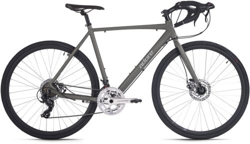 Gravelbike racefiets 28” G3006 grijs RH 56 cm Adore test: grip
