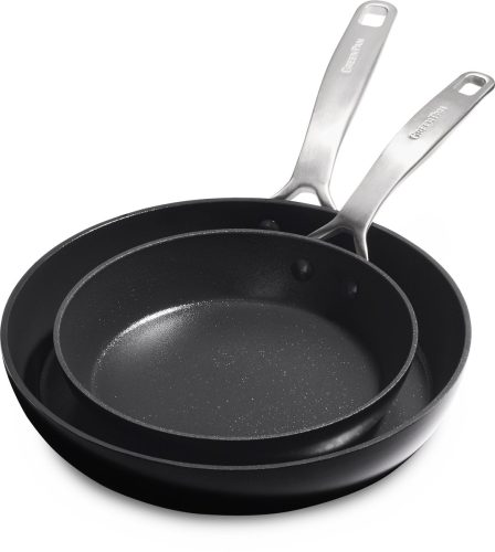 GreenPan Copenhagen 2-delige koekenpannenset- 20 en 28 cm – PFAS-vrij review: gezond bakken