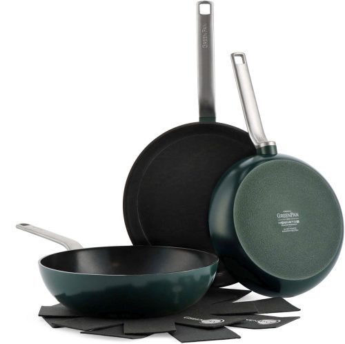 GreenPan Evolution Pine Green test keramische pannenset pfas-vrij